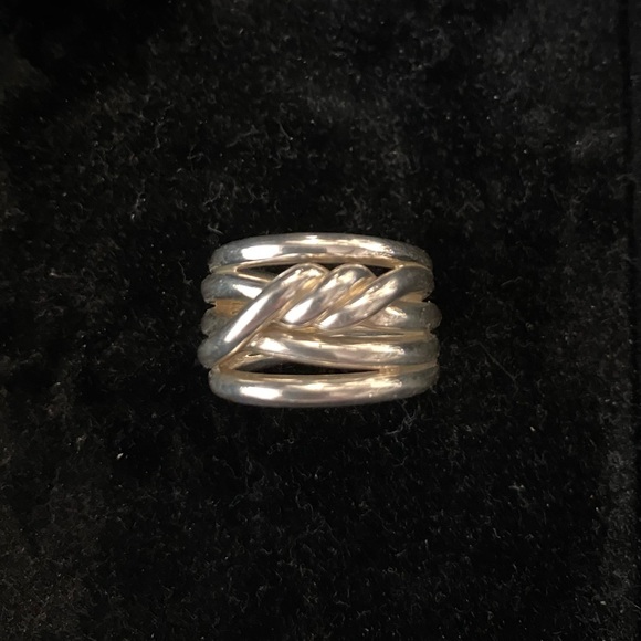 David Yurman Continuance ring. Size 6.5 - Picture 3 of 8